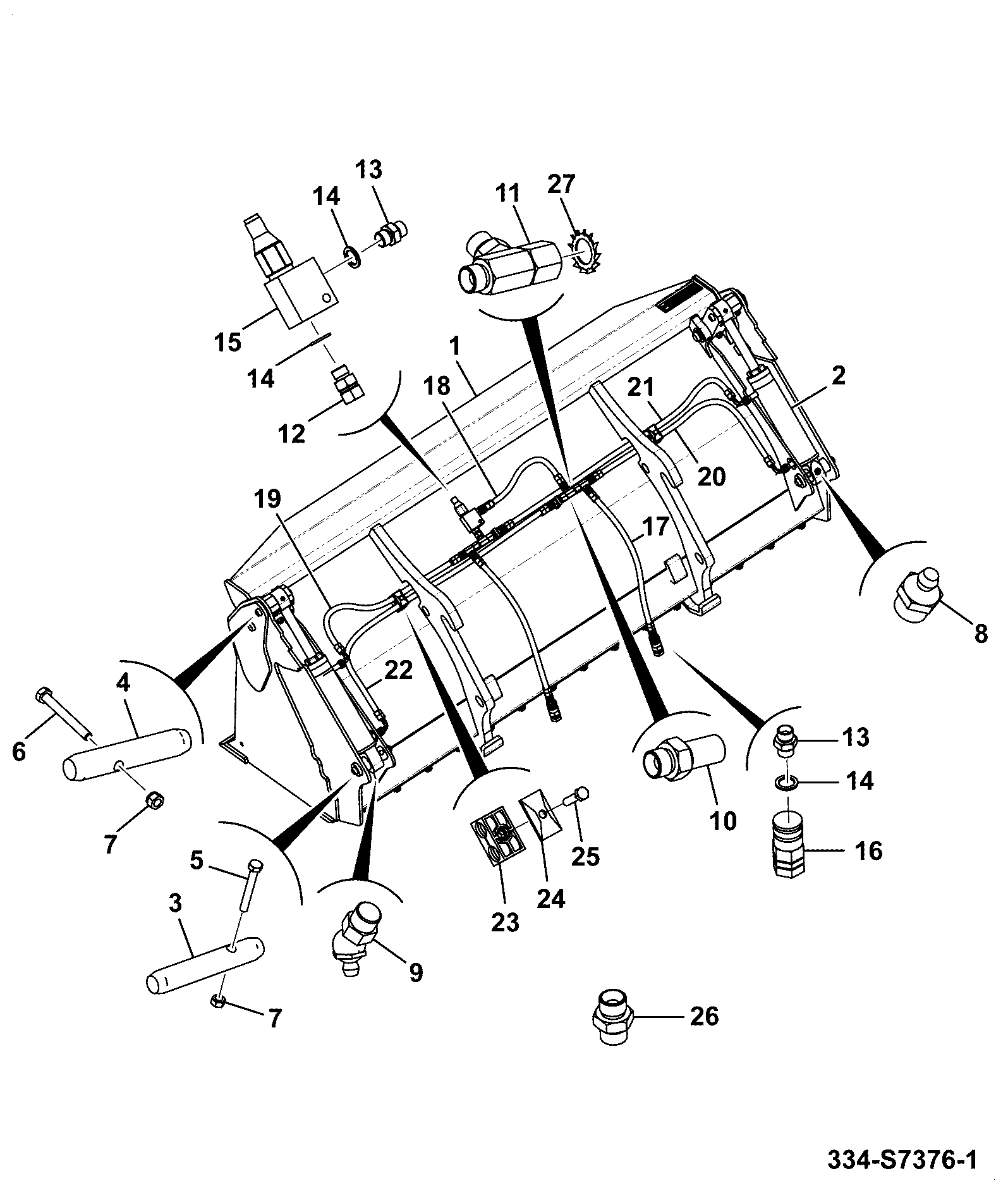 JCB 409 [T4F] (2018) Parts Diagrams