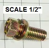 BOLT, WASHER Part #01123-50822