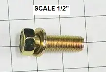 BOLT WITH WASHE Part #01123-50825
