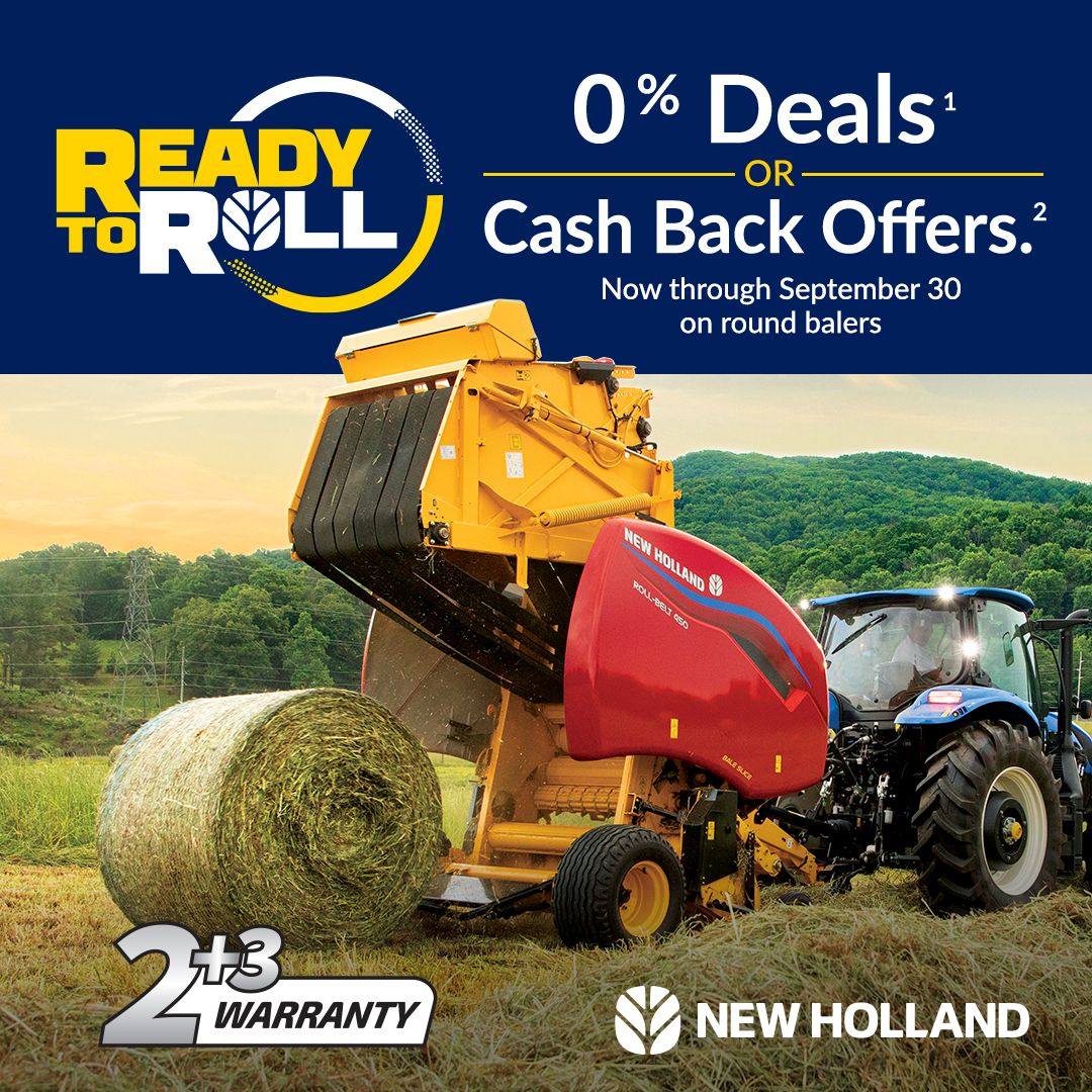 New Holland Roll-Belt baler promotion