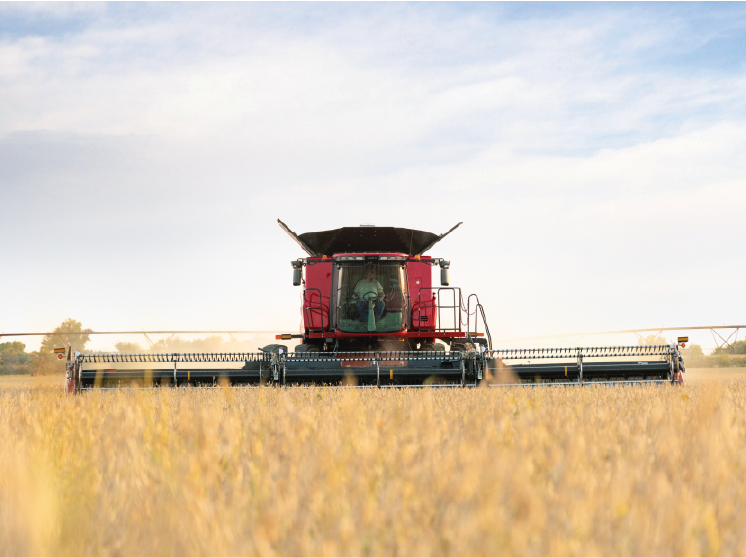 Case IH harvesting equipment