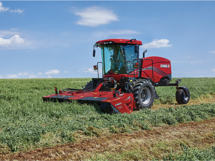 Case IH windrowers and heads
